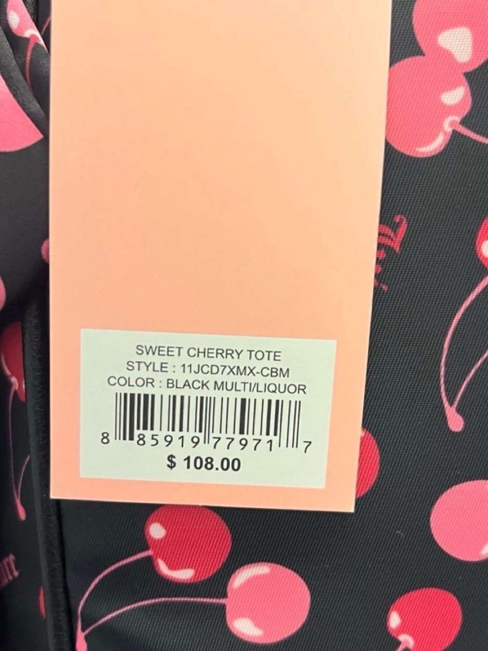 Juicy Couture “Sweet Cherry Tote” Daydreamer Bag - Picture 3 of 3